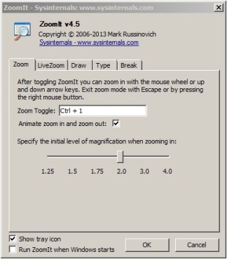 Windows 7 ZoomIt 7.1 full