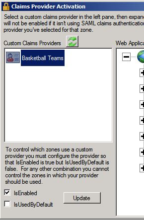Claims provider activation application