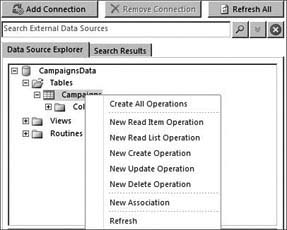 Context menu in SharePoint Designer
