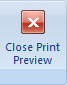 screen shot of close print preview button 