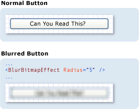 Captura de tela: botão Comparar com o botão desfocado