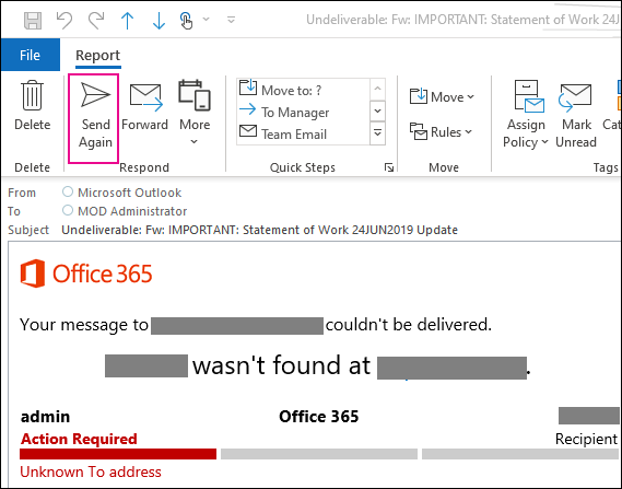 use the Send Again feature in Outlook on the NDRs in the alternate journaling mailbox.