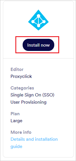 Proxyclick Install