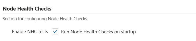 Node Health Checks GUI