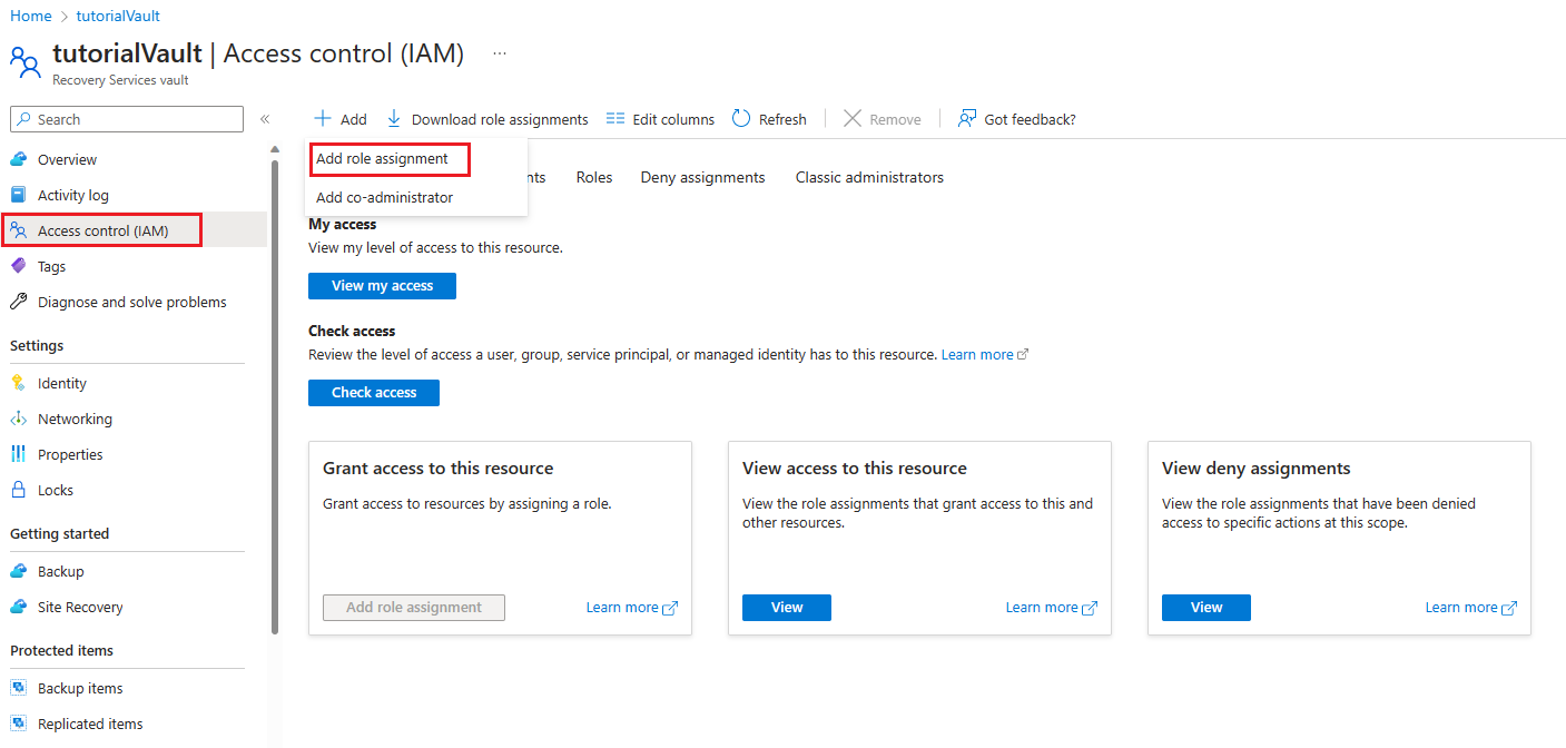 Screenshot that shows IAM settings page.
