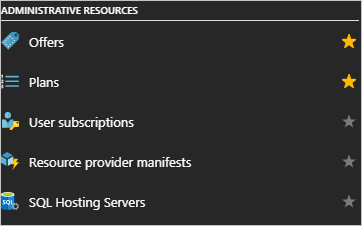 Hostitelské servery SQL na portálu pro správu služby Azure Stack Hub