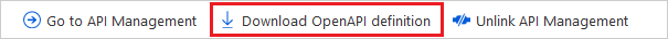 Stažení definice OpenAPI