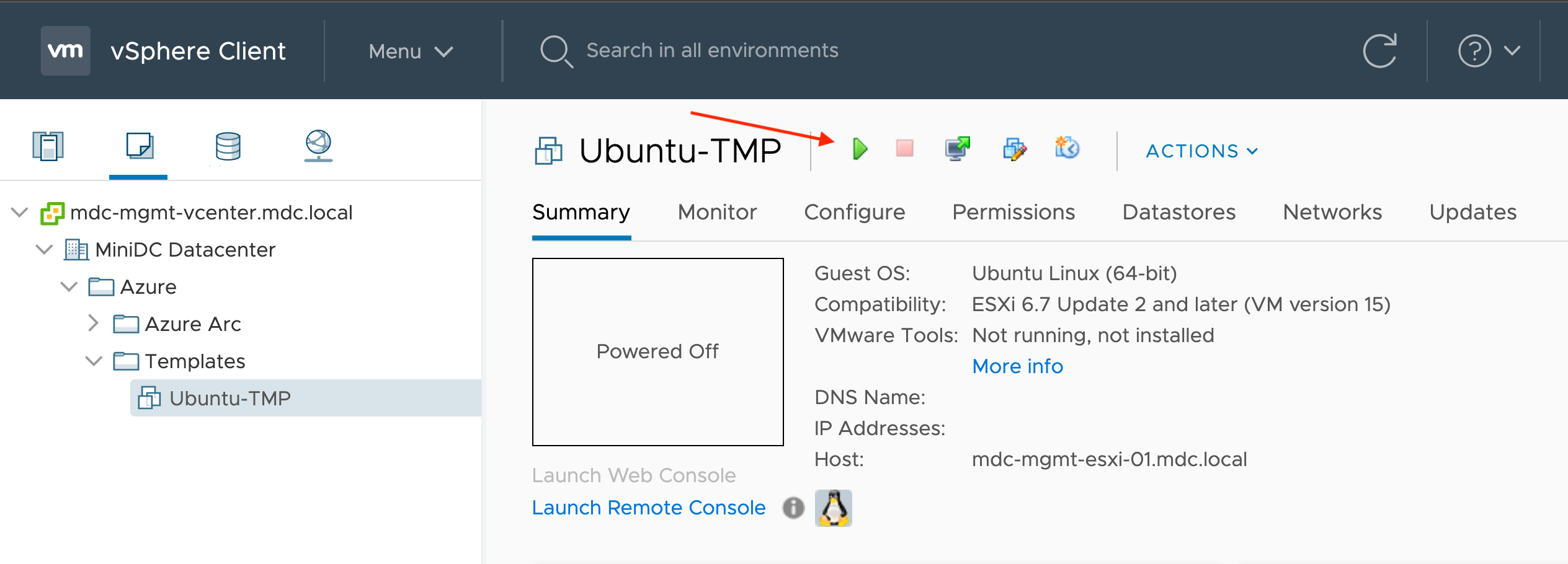 První snímek obrazovky s instalací Ubuntu