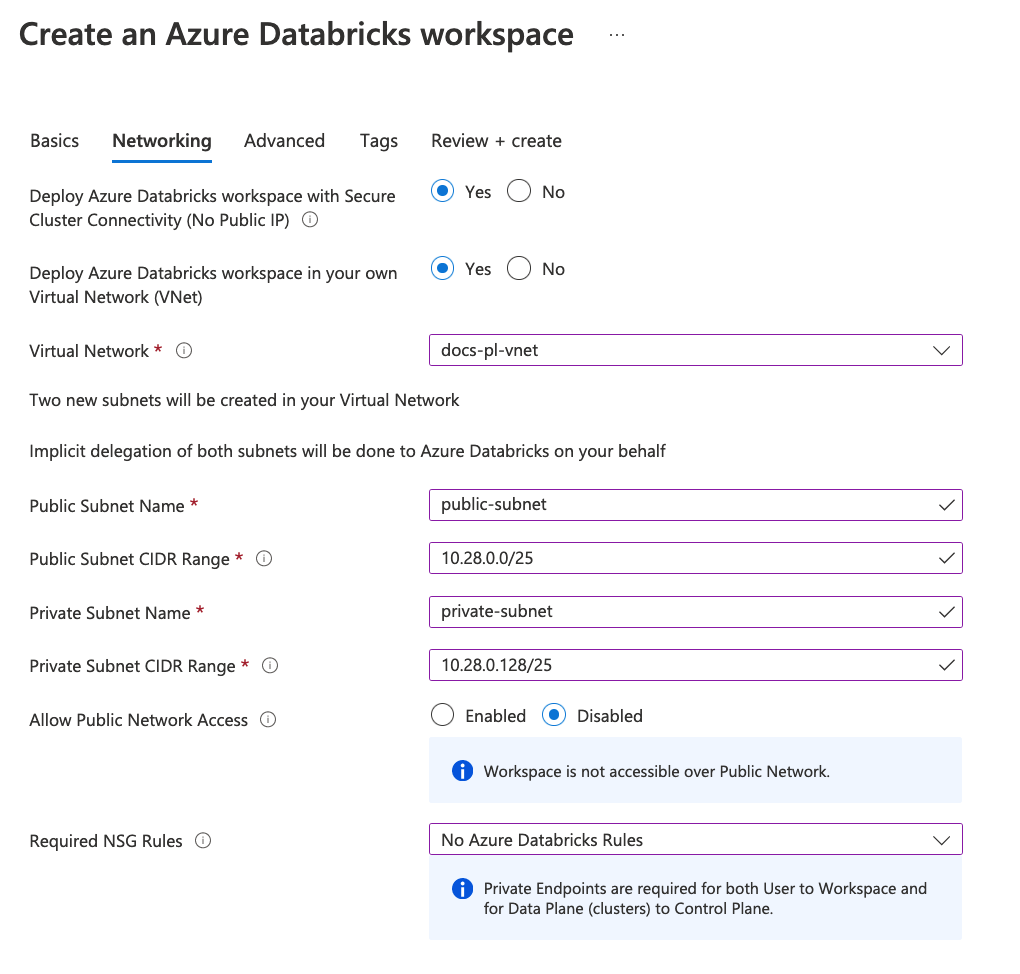Uživatelské rozhraní webu Azure Portal pro pracovní prostor