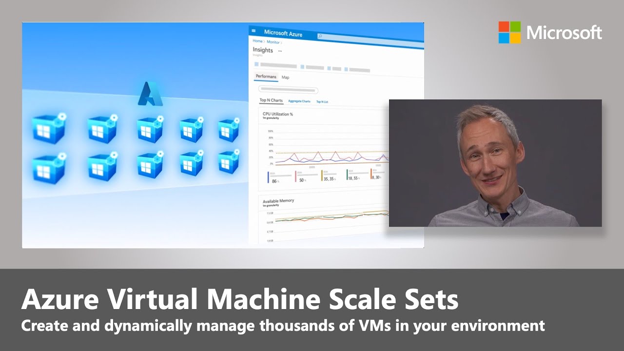 Video na YouTube o Virtual Machine Scale Sets.