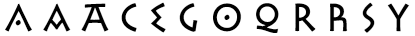 Text používající stylistické alternativní glyfy OpenType