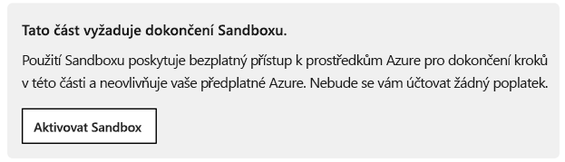 Activate Sandbox prompt that is displayed in each module