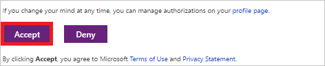 Obrázek znázorňující možnosti pro autorizaci přístupu k účtu sady Visual Studio