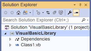 Prázdný Visual Basic projektu