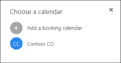 Billede af skærmbilledet Vælg en kalender med endnu en kalender vist