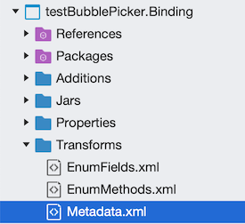 Visual Studio-Metadaten