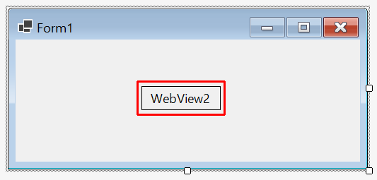 BlazorWebView im Form1-Designer.