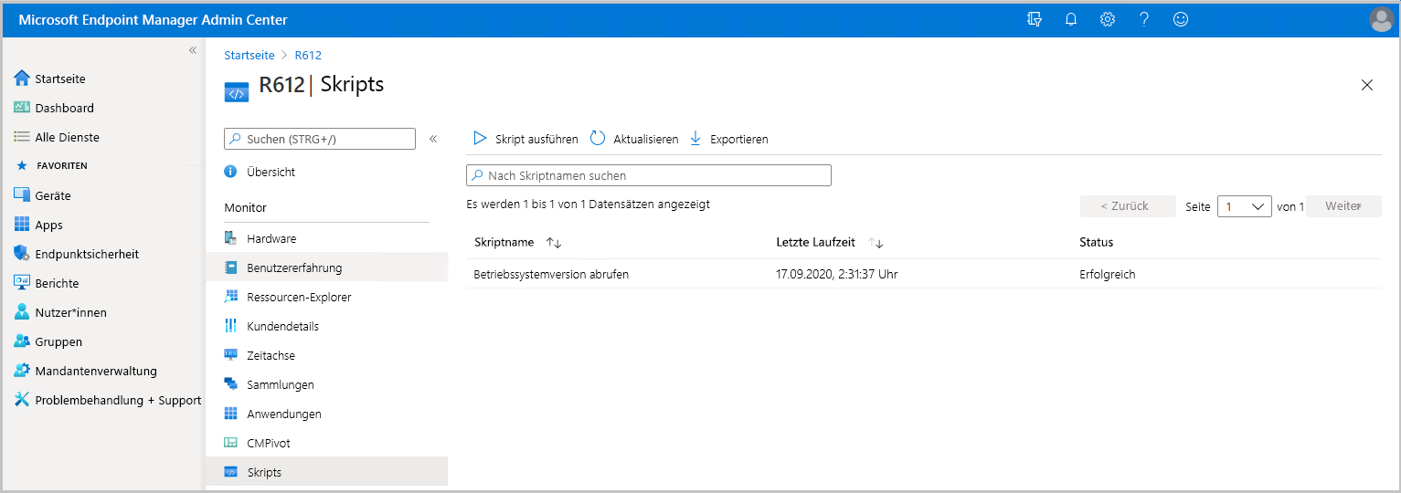 Screenshot: Einschließen des Filters beim Zuweisen einer Richtlinie in Microsoft Intune
