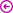 Violetter Kreis mit Pfeil, zeigt Abwesenheit an.