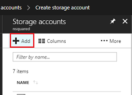 Azure Storage Account Setup