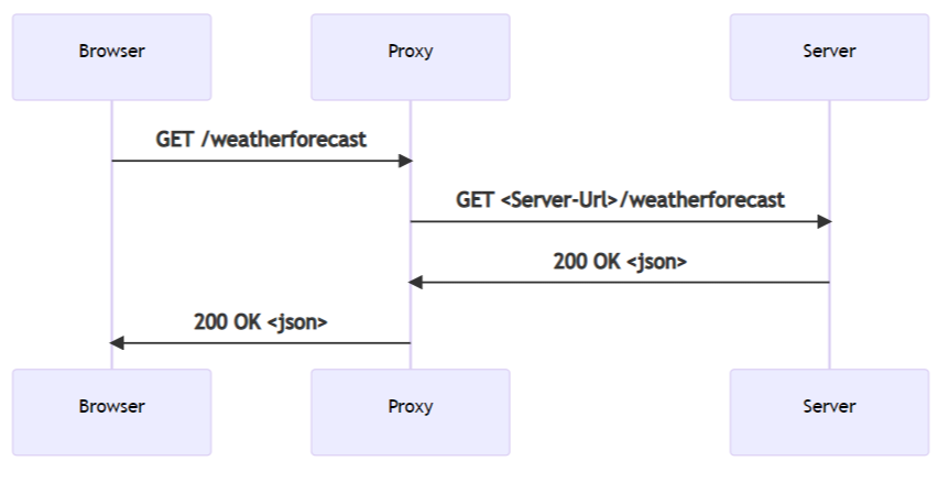 Diagramm des Proxyservers