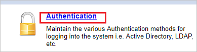 Screenshot: Authentifizierung der Riskware-Konfiguration.
