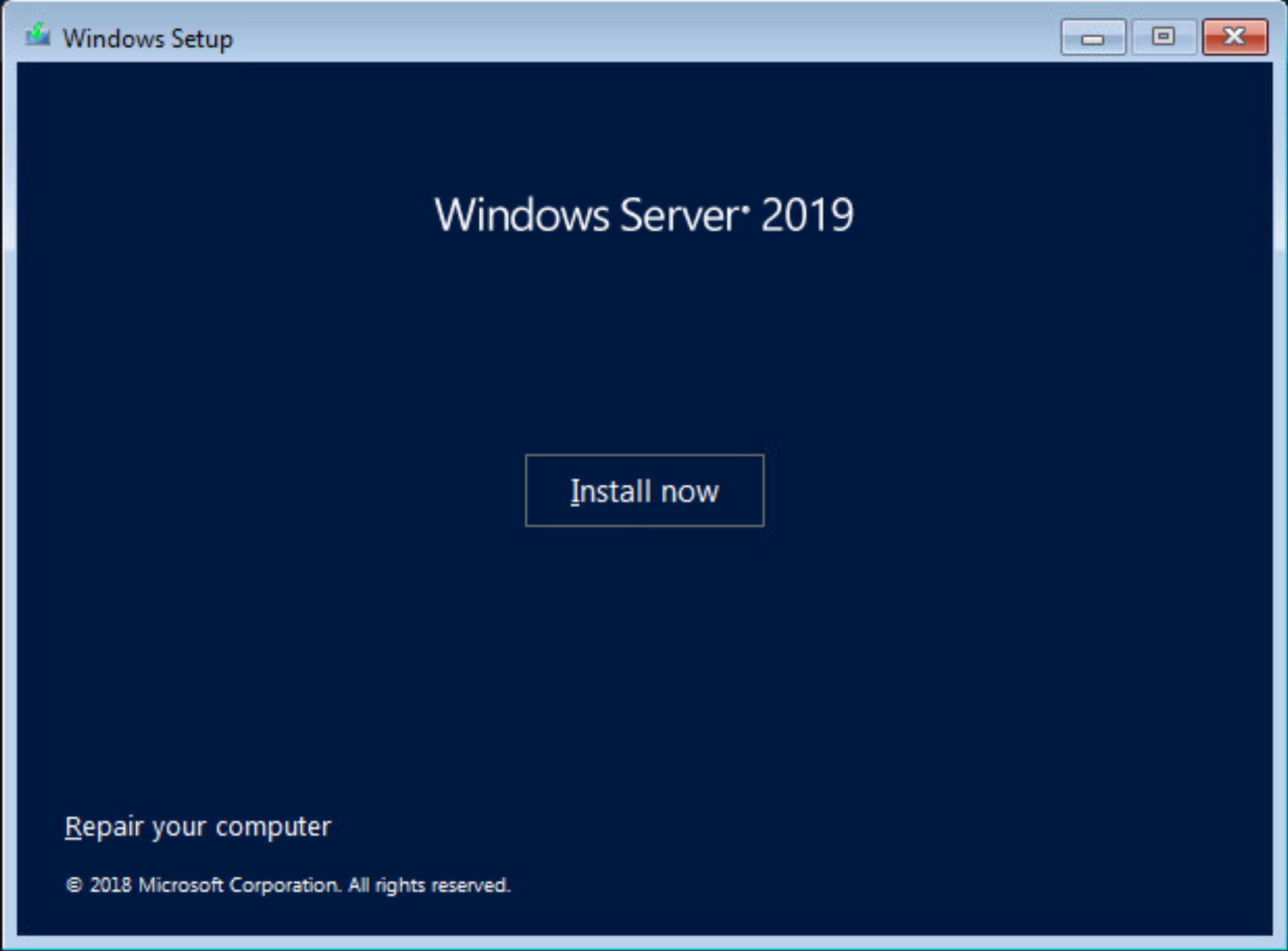 Screenshot des Windows-Setup-Fensters mit der Schaltfläche „Jetzt installieren“.