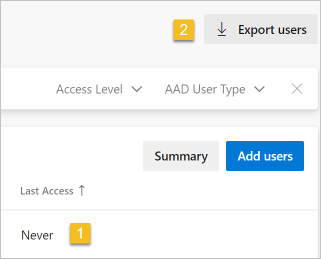 Select Users and then sort by Last Access