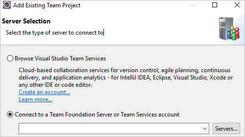 Add Existing Project Dialog