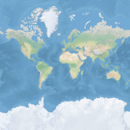 Kachel mit Weltkarte