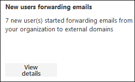 Neue Domänen, die E-Mail-Erkenntnisse im Insights-Dashboard weitergeleitet werden.