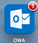 Badge für OWA für Geräte.