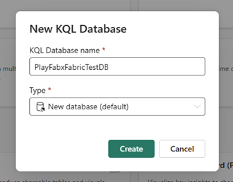 Erstellen einer KQL-Datenbank
