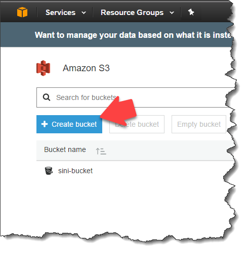 Amazon S3 – Bucket erstellen