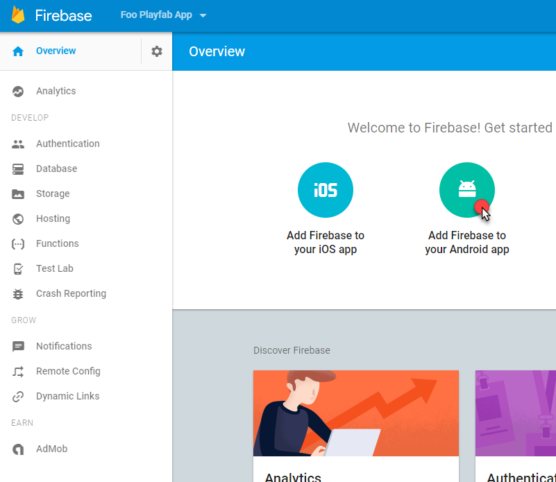 Firebase – Hinzufügen von Firebase zur Android-App