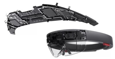 The motherboard for Microsoft HoloLens.