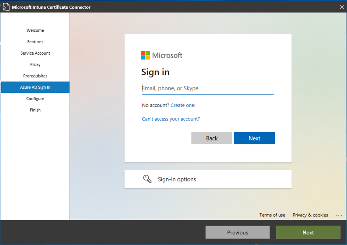 Authentifizieren Sie sich bei Ihrer Microsoft Entra-ID.