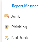 Outlook im Web Add-In-Symbol "Phishing melden".