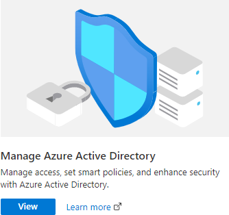 Azure Active Directory-Schaltfläche