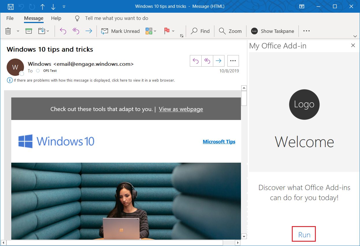 microsoft outlook 365 add ins
