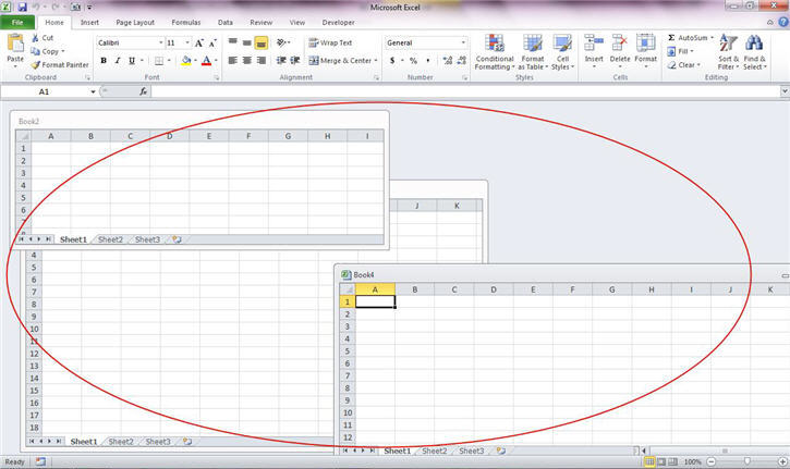 Mehrere Arbeitsmappen in einer einzelnen Excel-Instanz