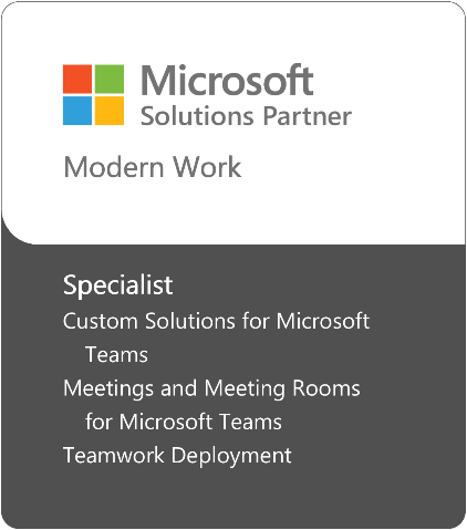 Screenshot des Microsoft Partner-Logos mit Silver Cloud Customer Relationship Management.