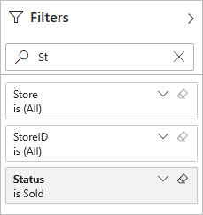 Search for a filter