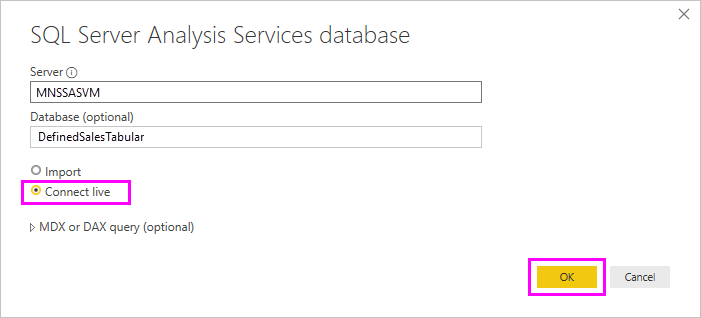 Analysis Services-Details