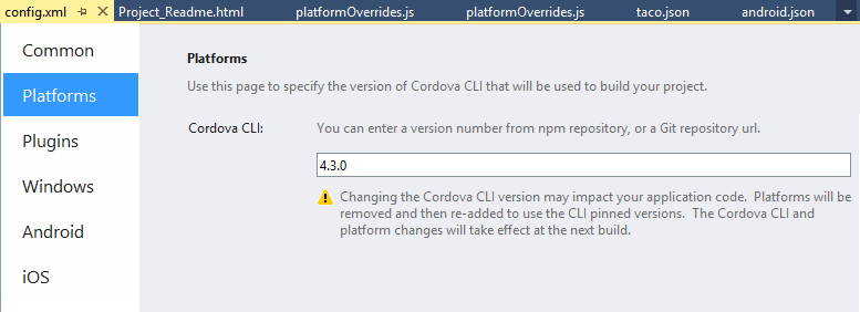 Konfigurieren der CLI-Version