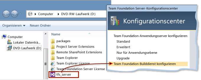 Team Foundation Server-Build installieren