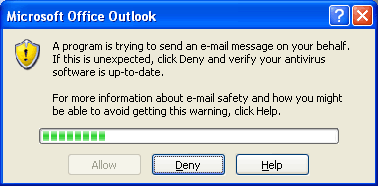 Abbildung 3: Outlook 2007-E-Mail-Sicherheitshinweis