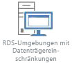 RDS-Umgebungen mit Datenträgereinschränkungen
