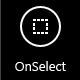 Schaltfläche "OnSelect" an der Bildschirmunterseite