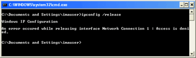 Abbildung 1 Ausführen von Programmen als Benutzer unter Windows XP